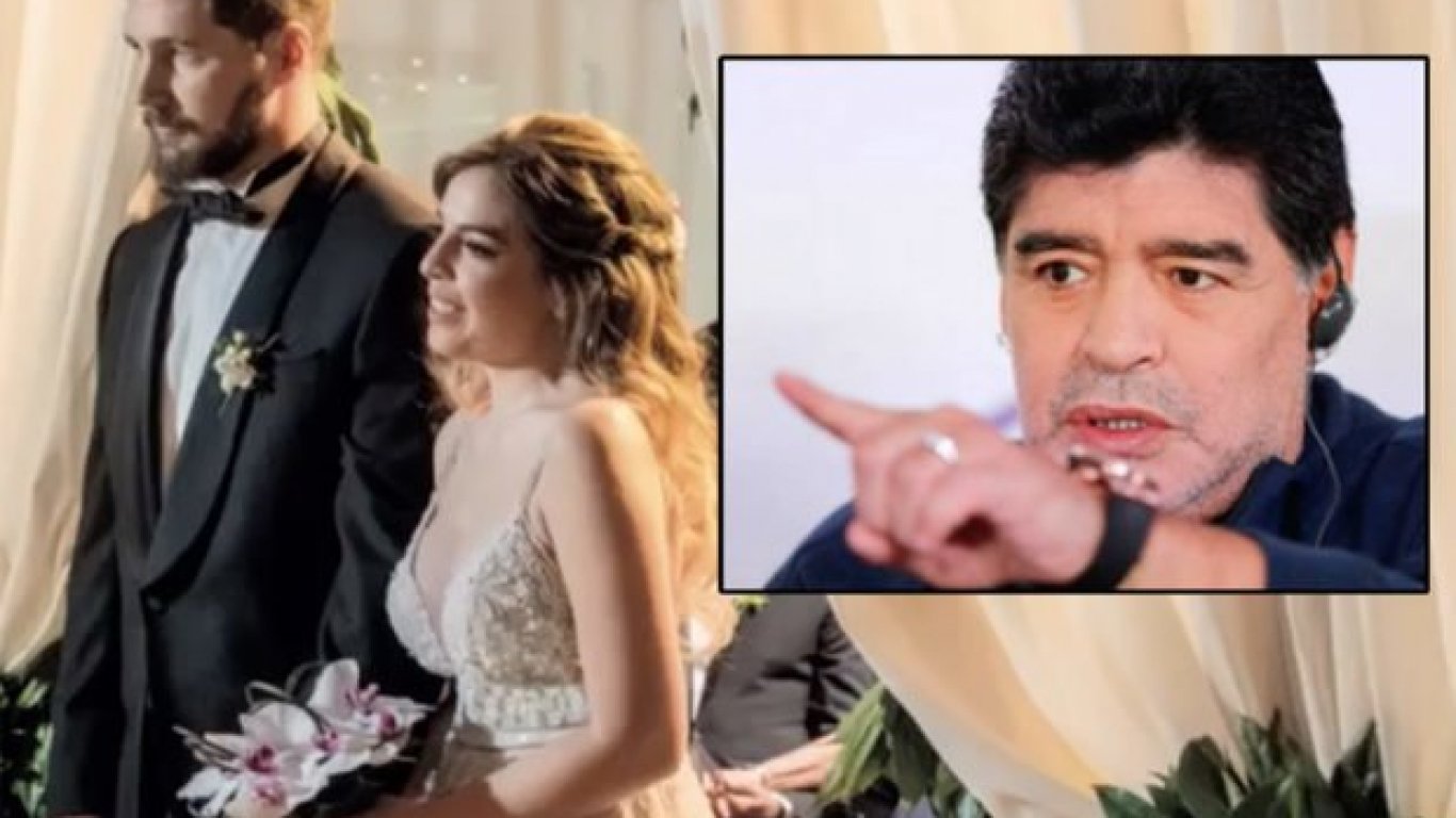 Se conoció el audio donde Maradona explica por qué no quiso ir al casamiento de Dalma 