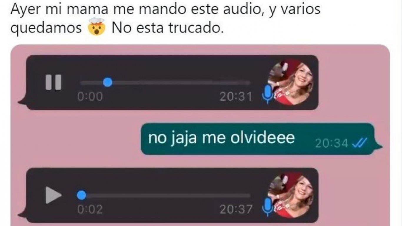 La dueña del audio viral, reveló si hablaba de  "Alquiler" o "Bicicleta"