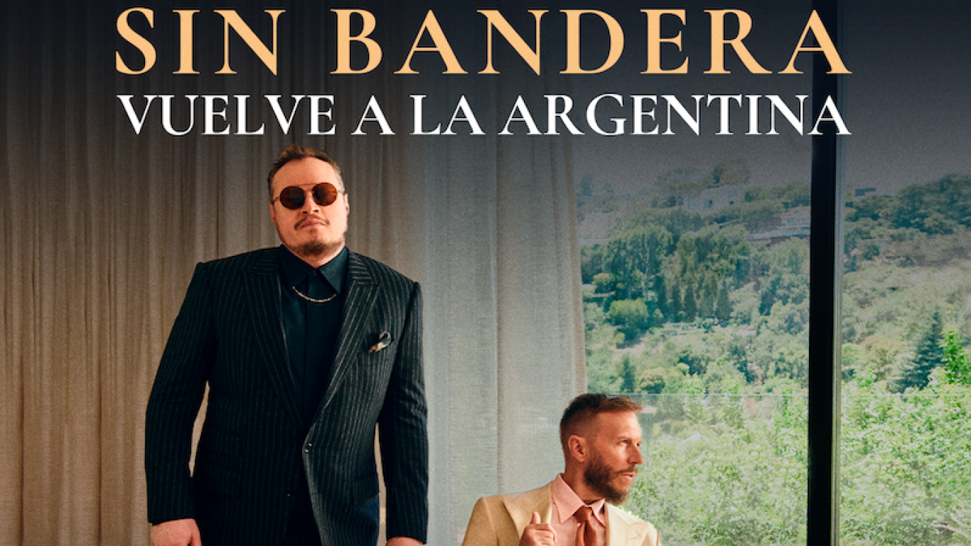 Sin Bandera brindará un mítico concierto en la Argentina