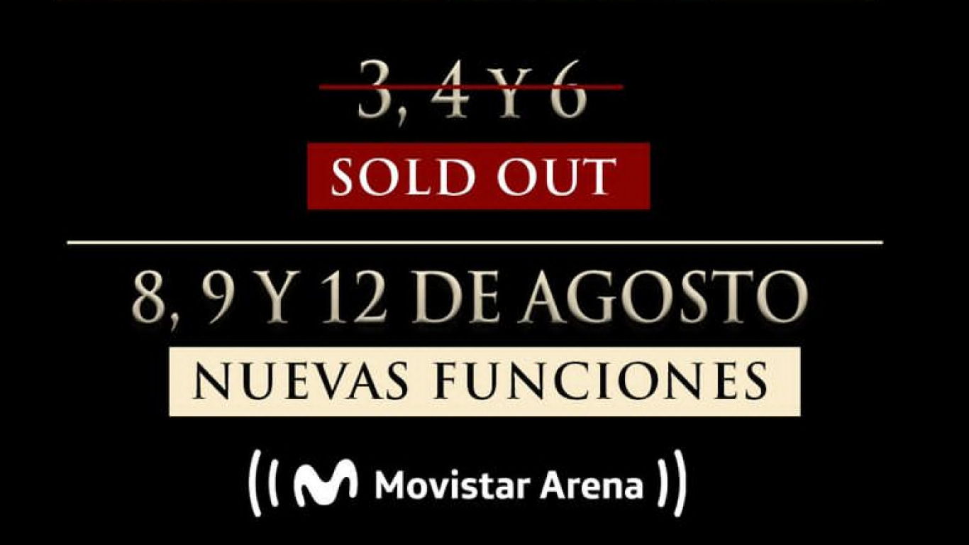 Luis Miguel agotó las tres primeras fechas en el Movistar Arena y suma nuevas presentaciones 