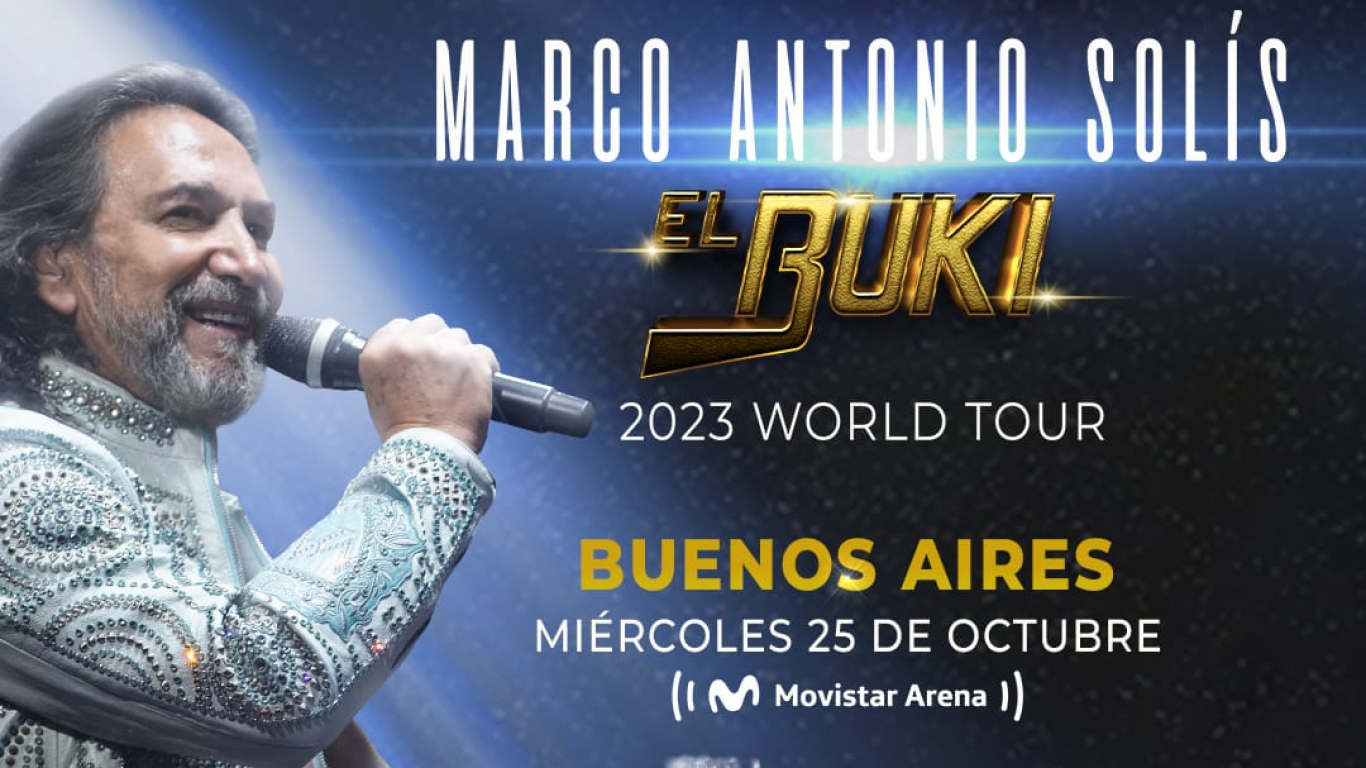 Marco Antonio Solís anunció que se presentará en el país 