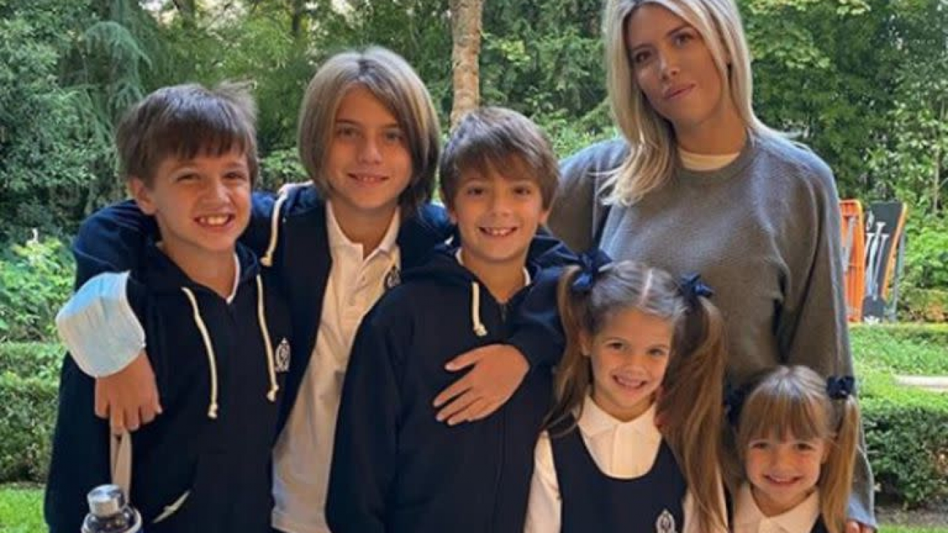 Wanda reveló la cantidad de idiomas que saben sus hijos