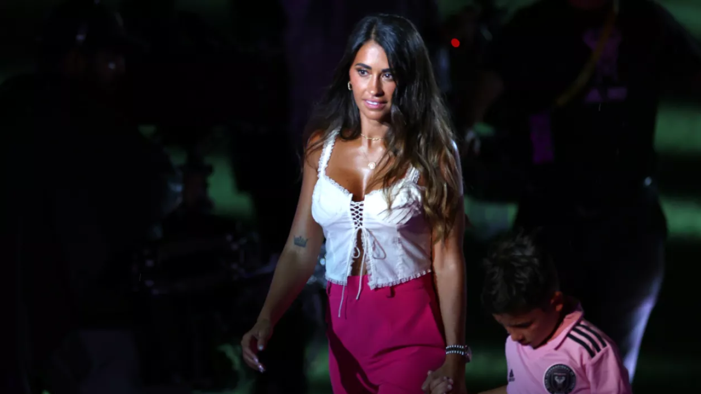 La foto de Anto Roccuzzo en la presentación de Messi que se volvió viral 