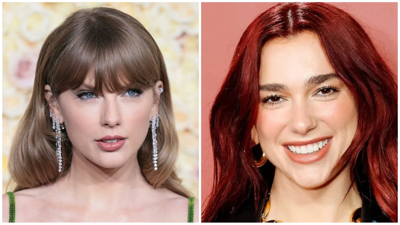 Taylor Swift y Dua Lipa…¿juntas en una película?