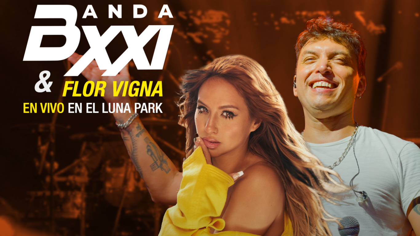 Banda XXI junto a Flor Vigna estrenan una versión de lujo en vivo en el Luna Park