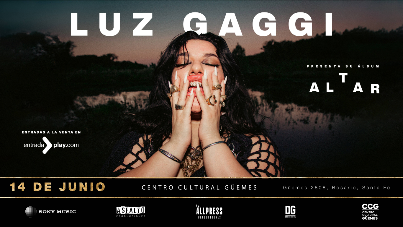Luz Gaggi llega a Rosario con su álbum ALTAR 