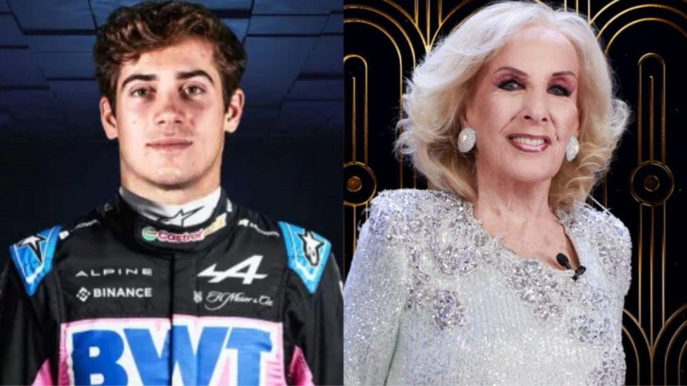 El insólito pedido de Franco Colapinto a Mirtha Legrand