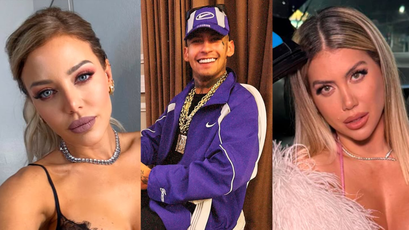 Evangelina Anderson filtró un mensaje de L-Gante y reavivó su pelea con Wanda Nara 