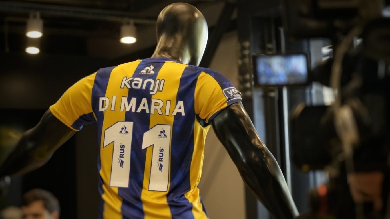 Ya se vende la camiseta de Ángel Di Maria en Rosario Central