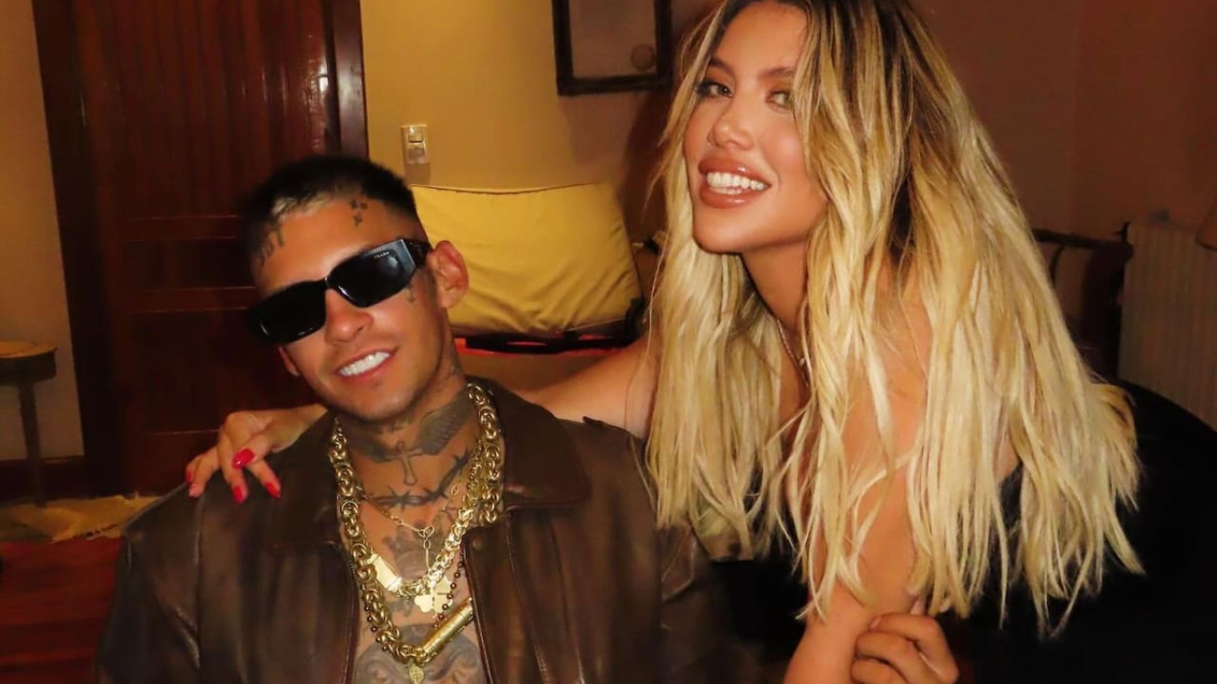 Wanda Nara y L-Gante se reencontraron en Europa